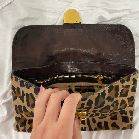 PRADA Leopard Print Envelope Clutch - Used - Picture 6 of 12